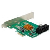 DeLOCK 90382 tarjeta y adaptador de interfaz Interno SATA PCIe, SATA, PCIe 2.0