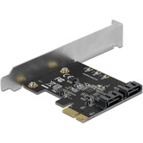 DeLOCK 90431 tarjeta y adaptador de interfaz Interno SATA PCIe, SATA, China, JMicron JMB582, 6 Gbit/s, Windows 10 Education, Windows 10 Education x64, Windows 10 Enterprise, Windows 10 Enterprise x64,...