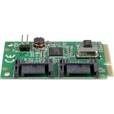 DeLOCK 95233 tarjeta y adaptador de interfaz Interno SATA, Controlador Mini PCI Express, SATA, Asmedia ASM1061, 6 Gbit/s, Windows XP/Vista/Vista-64/7/7-64, Linux 2.6