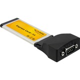 DeLOCK Express Card to 1x serial tarjeta y adaptador de interfaz ExpressCard, 0,2 Mbit/s, Alámbrico, Windows 2000/XP/XP-64/Server-2003/Vista/Linux ~ Kernel 2.4.x/MAC, 1 x RS-232, DB9, Minorista