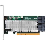 HighPoint SSD7120 controlado RAID PCI Express x8 3.0 8 Gbit/s, Tarjeta RAID PCI Express 3.0, SATA, PCI Express x8, 0, 1, 1+0, JBOD, 8 Gbit/s, Low Profile MD2 Card, CLI, API package