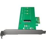 ICY BOX IB-PCI208 tarjeta y adaptador de interfaz Interno M.2, Convertidor PCIe, M.2, PCIe 3.0, Verde, China, 32 Gbit/s
