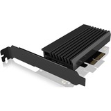 ICY BOX IB-PCI214M2-HSL tarjeta y adaptador de interfaz Interno M.2 negro, PCIe, M.2, PCIe 3.0, Negro, Pasivo, China