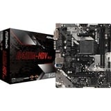 ASRock B450M-HDV R4.0 AMD B450 Zócalo AM4 micro ATX, Placa base AMD, Zócalo AM4, AMD Athlon, AMD Ryzen™ 3, 2nd Generation AMD Ryzen™ 3, 3rd Generation AMD Ryzen™ 3, AMD..., DDR4-SDRAM, 32 GB, DIMM