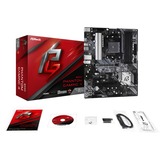 ASRock B550 Phantom Gaming 4 AMD B550 Zócalo AM4 ATX, Placa base AMD, Zócalo AM4, 3rd Generation AMD Ryzen™ 3, 3rd Generation AMD Ryzen 5, 3rd Generation AMD Ryzen™ 7, 3rd..., DDR4-SDRAM, 128 GB, DIMM