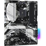 ASRock B550 Pro4 AMD B550 Zócalo AM4 ATX, Placa base negro/Plateado, AMD, Zócalo AM4, 3rd Generation AMD Ryzen™ 3, 3rd Generation AMD Ryzen 5, 3rd Generation AMD Ryzen™ 7, 3rd..., Zócalo AM4, DDR4-SDRAM, 128 GB