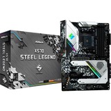 X570 Steel Legend AMD X570 Zócalo AM4 ATX, Placa base
