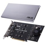 ASUS HYPER M.2 X16 CARD V2 tarjeta y adaptador de interfaz Interno, Controlador PCIe, M.2, PCIe 3.0, 128 Gbit/s, 202 mm, 13 mm