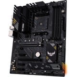 ASUS TUF Gaming B550-PLUS AMD B550 Zócalo AM4 ATX, Placa base negro, AMD, Zócalo AM4, 3rd Generation AMD Ryzen™ 3, 3rd Generation AMD Ryzen 5, 3rd Generation AMD Ryzen™ 7, 3rd..., Zócalo AM4, DDR4-SDRAM, 128 GB