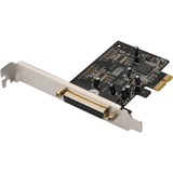 Digitus Tarjeta de interfaz paralela , PCIe, Adaptador PCIe, PCIe, Paralelo, Tamaño completo, Multicolor, PC, China