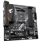 GIGABYTE B550M AORUS ELITE AMD B550 Zócalo AM4 micro ATX, Placa base negro/Gris, AMD, Zócalo AM4, 3rd Generation AMD Ryzen™ 3, 3rd Generation AMD Ryzen 5, 3rd Generation AMD Ryzen™ 7, 3rd..., DDR4-SDRAM, 128 GB, DIMM