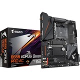 GIGABYTE B550 AORUS Pro AC AMD B550 Zócalo AM4 ATX, Placa base AMD, Zócalo AM4, 3rd Generation AMD Ryzen™ 3, 3rd Generation AMD Ryzen 5, 3rd Generation AMD Ryzen™ 7, 3rd..., DDR4-SDRAM, 128 GB, DIMM