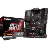 MSI MPG X570 Gaming Plus AMD X570 Zócalo AM4 ATX, Placa base negro, AMD, Zócalo AM4, 2nd Generation AMD Ryzen™ 3, 3rd Generation AMD Ryzen™ 3, 2nd Generation AMD Ryzen™ 5, 3rd..., DDR4-SDRAM, 128 GB, DIMM