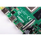 Raspberry Pi Foundation 4 Model B placa de desarrollo 1,5 MHz BCM2711, Placa base 1,5 MHz, BCM2711, 3200 MHz, 2048 MB, LPDDR4, MicroSD (TransFlash)