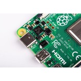 Raspberry Pi Foundation 4 Model B placa de desarrollo 1,5 MHz BCM2711, Placa base 1,5 MHz, BCM2711, 3200 MHz, 2048 MB, LPDDR4, MicroSD (TransFlash)