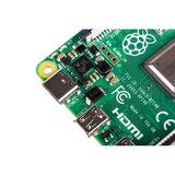 Raspberry Pi Foundation 4 Model B placa de desarrollo 1,5 MHz BCM2711, Placa base verde, 1,5 MHz, BCM2711, 4096 MB, LPDDR4, MicroSD (TransFlash), 2.0/3.2 Gen 1 (3.1 Gen 1)