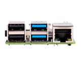 Raspberry Pi Foundation 4 Model B placa de desarrollo 1,5 MHz BCM2711, Placa base verde, 1,5 MHz, BCM2711, 4096 MB, LPDDR4, MicroSD (TransFlash), 2.0/3.2 Gen 1 (3.1 Gen 1)