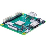 Raspberry Pi Foundation Model A+ placa de desarrollo 1400 MHz BCM2837B0, Placa base 1400 MHz, BCM2837B0, 0,512 GB, DDR2-SDRAM, MicroSD (TransFlash), 802.11b, 802.11g, Wi-Fi 4 (802.11n), Wi-Fi 5 (802.11ac)