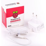 Raspberry Pi Foundation Oficial White Raspberry Pi 5.1A/3A PSU, Fuente de alimentación blanco, A granel
