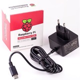 Raspberry Pi Foundation RPI PS 15W BK EU adaptador e inversor de corriente Interior 15,3 W Negro, Fuente de alimentación negro, PC, Interior, 96 - 264 V, 15,3 W, 5.1 V, 3 A