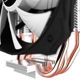Alpenföhn Ben Nevis Procesador Enfriador 12 cm Negro, Cobre, Plata, Blanco, Disipador de CPU Enfriador, 12 cm, 400 RPM, 1600 RPM, 20,2 dB, 95,14 m³/h