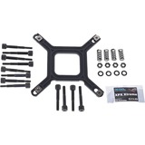 Alphacool 12840 ventilador de PC Procesador Kit de montaje Negro, Tornillo plateado, Kit de montaje, Negro