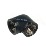 Alphacool 17042 accesorio o pieza de sistema de refrigeración para ordenador Racores, Conexión negro, Racores, Latón, Negro, 1,8 cm