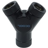 Alphacool 17066 accesorio o pieza de sistema de refrigeración para ordenador Racores, Conexión negro, Racores, Latón, Negro, 1,8 cm