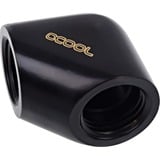 Alphacool 17258 accesorio o pieza de sistema de refrigeración para ordenador, Conexión negro, Negro, 1/4", 90°, Hembra, 25 mm, 18 mm