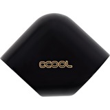 Alphacool 17258 accesorio o pieza de sistema de refrigeración para ordenador, Conexión negro, Negro, 1/4", 90°, Hembra, 25 mm, 18 mm