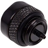 Alphacool 17361 accesorio o pieza de sistema de refrigeración para ordenador Racor, Válvula negro, Racor, Latón, Negro, 1/4", 1,7 cm, Líquido