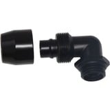 Alphacool 17455 accesorio o pieza de sistema de refrigeración para ordenador Racor, Conexión negro, Racor, Latón, Negro, 1/4", 90°, 27 mm