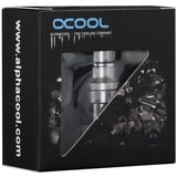 Alphacool 17456 accesorio o pieza de sistema de refrigeración para ordenador Racor, Embrague cromado, Racor, Latón, Plata, 1/4", 42 mm, 2,4 cm