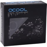 Alphacool 17477 accesorio o pieza de sistema de refrigeración para ordenador Kit de racores, tubos y accesorios, Conexión negro, Kit de racores, tubos y accesorios, Latón, Negro, 1/4", 23 mm, 2,6 cm