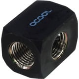 Alphacool 64207 accesorio o pieza de sistema de refrigeración para ordenador, Conexiones negro, Latón, Negro, 1/4", Hembra, 21 mm, 21 mm