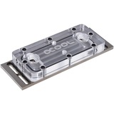 Alphacool 8745478 accesorio o pieza de sistema de refrigeración para ordenador, Refrigeración por agua transparente, Níquel, Negro, 1/4", Hembra, 127,5 mm, 45,2 mm
