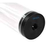 Alphacool Cape Corp Coolplex Pro 10 LT, Depósito de expansión transparente/Negro, Polioximetileno (POM), Negro, Transparente, 50 mm, 50 mm, 100 mm