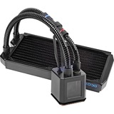 Alphacool Eisbaer 240 CPU Procesador Sistema de refrigeración líquida todo en uno 12 cm Negro, Refrigeración por agua negro, Sistema de refrigeración líquida todo en uno, 12 cm, 29 dB, 63,85 cfm, Negro