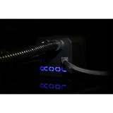 Alphacool Eisbaer 240 CPU Procesador Sistema de refrigeración líquida todo en uno 12 cm Negro, Refrigeración por agua negro, Sistema de refrigeración líquida todo en uno, 12 cm, 29 dB, 63,85 cfm, Negro