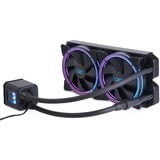 Alphacool Eisbaer Aurora 280 Procesador Sistema de refrigeración líquida todo en uno 14 cm Negro 1 pieza(s), Refrigeración por agua negro, Sistema de refrigeración líquida todo en uno, 14 cm, 71 m³/h, Negro