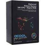 Alphacool Eisbaer Aurora 280 Procesador Sistema de refrigeración líquida todo en uno 14 cm Negro 1 pieza(s), Refrigeración por agua negro, Sistema de refrigeración líquida todo en uno, 14 cm, 71 m³/h, Negro