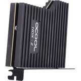 Alphacool HDX-2 Unidad de estado sólido Disipador térmico/Radiador Negro, Refrigeración negro, Disipador térmico/Radiador, Negro