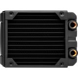 Corsair CX-9030001-WW accesorio o pieza de sistema de refrigeración para ordenador Bloque de radiador negro, Bloque de radiador, Latón, Cobre, Negro, 1/4", 60 °C, 160 mm