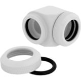 Corsair CX-9052020-WW accesorio o pieza de sistema de refrigeración para ordenador Racor, Conexión blanco, Racor, Latón, Blanco, 1/4", 90°, 1,4 cm