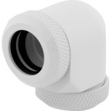 Corsair CX-9052027-WW accesorio o pieza de sistema de refrigeración para ordenador Racor, Conexión blanco, Racor, Latón, Blanco, 1/4", 90°, 1,2 cm