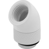 Corsair CX-9055007-WW accesorio o pieza de sistema de refrigeración para ordenador Racor, Conexión blanco, Racor, Latón, Blanco, 1/4", 45°, Líquido