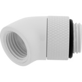 Corsair CX-9055007-WW accesorio o pieza de sistema de refrigeración para ordenador Racor, Conexión blanco, Racor, Latón, Blanco, 1/4", 45°, Líquido