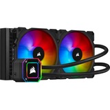 Corsair iCUE H115i Elite Procesador Sistema de refrigeración líquida todo en uno 14 cm Negro, Disipador de CPU negro, Sistema de refrigeración líquida todo en uno, 14 cm, 97 cfm, Negro
