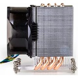 Dynatron A-19 Procesador Enfriador 8 cm Aluminio, Negro, Disipador de CPU Enfriador, 8 cm, 1000 RPM, 3800 RPM, 43,4 dB, 65,4 cfm