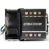 Dynatron A-19 Procesador Enfriador 8 cm Aluminio, Negro, Disipador de CPU Enfriador, 8 cm, 1000 RPM, 3800 RPM, 43,4 dB, 65,4 cfm